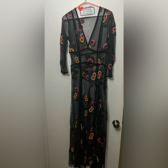 Multicolored Embellished Maxi Gown - For Love and Lemons - Picture 2 of 3